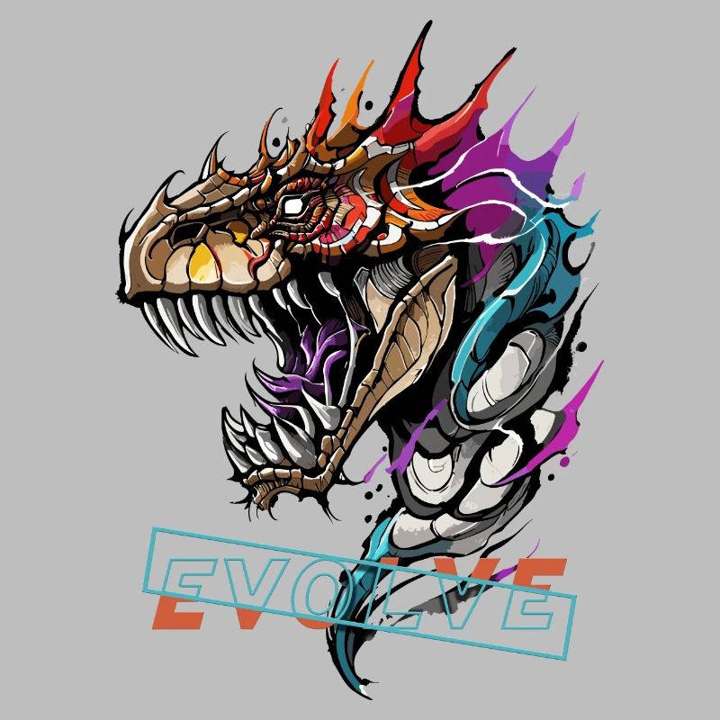 Evolution des Drachen brüllen