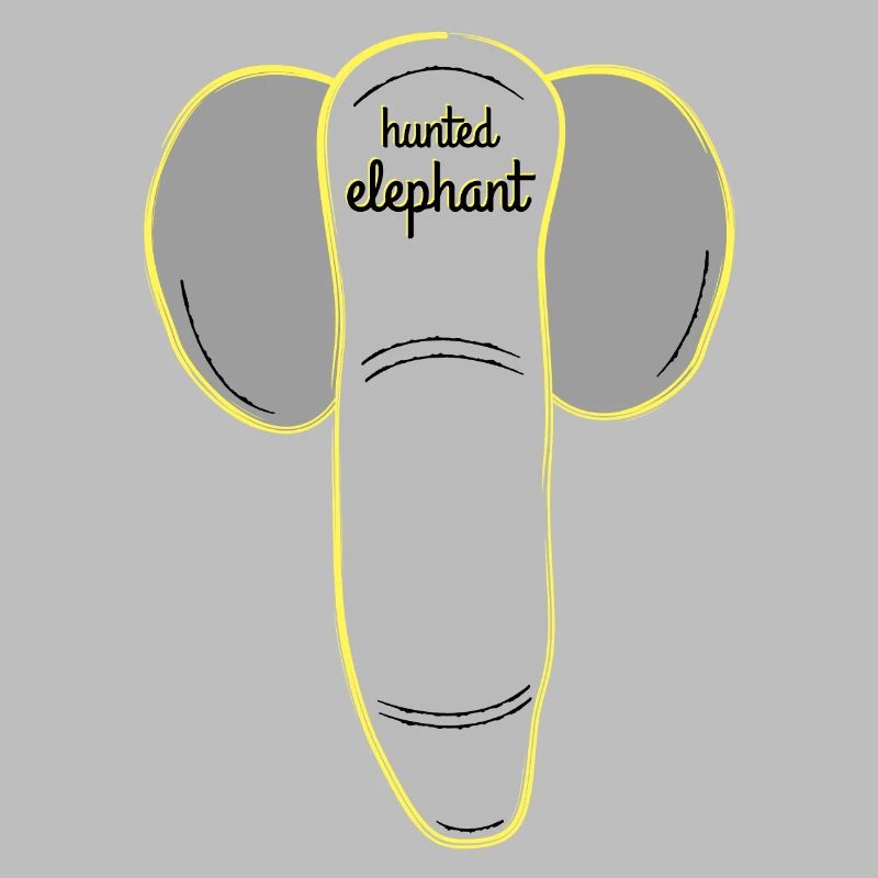 Lustiger Elefant oder großer Penis Design Shirt
