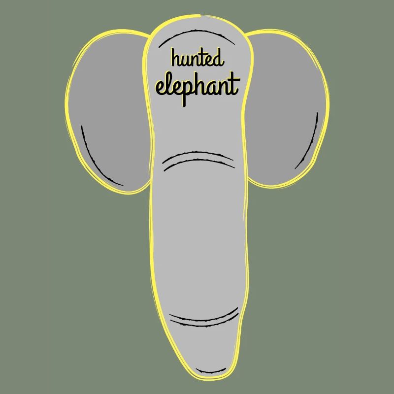Lustiger Elefant oder großer Penis Design Shirt