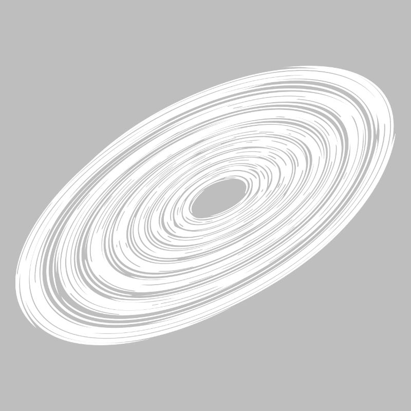 Three Dimensional Vintage Circle Disc