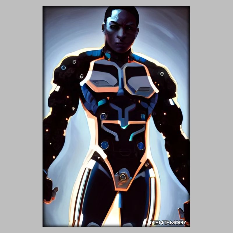 Cyborg Man Future Sci-Fi Machine Technology