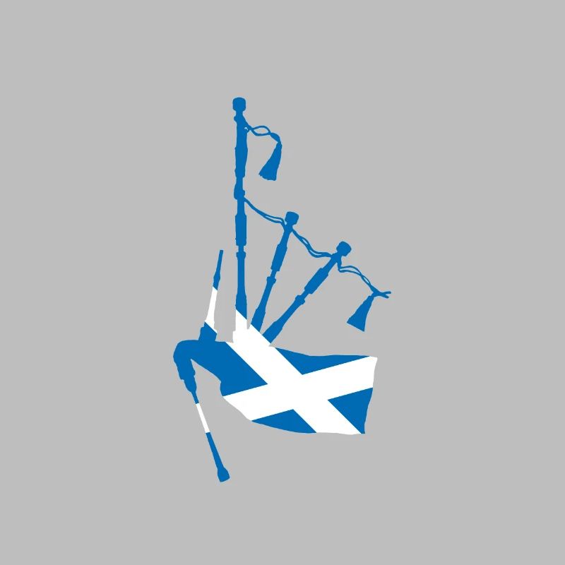 Cornemuse et drapeau écossais