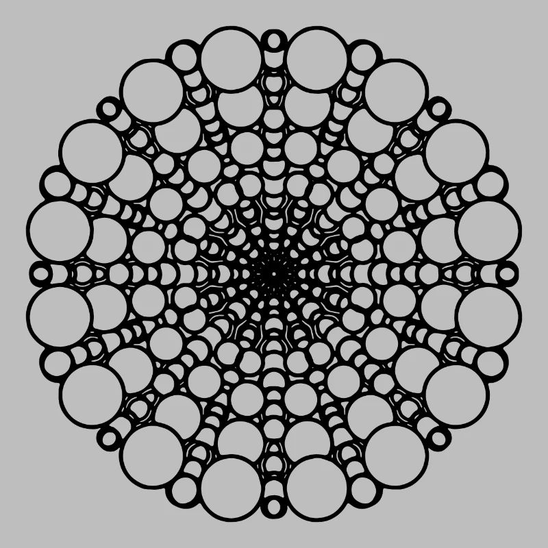 Geometric Mandala Circles Round Pattern Shape