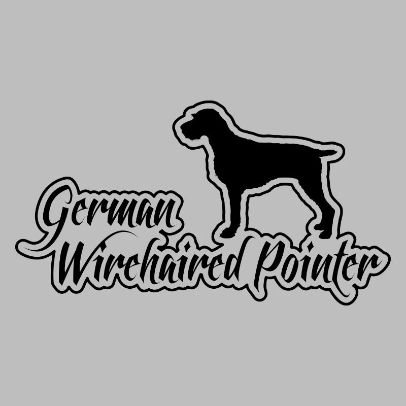 German Wirehaired Pointer Jagdhund Wilsigns Hunde