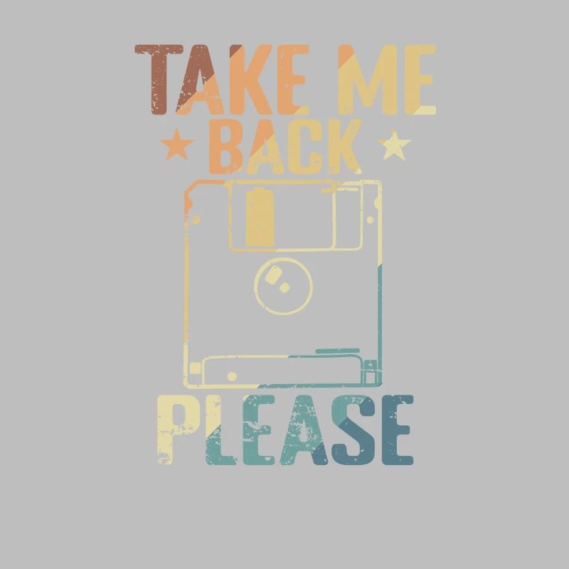Take me back Please Floppy Disk Module de stockage rétro