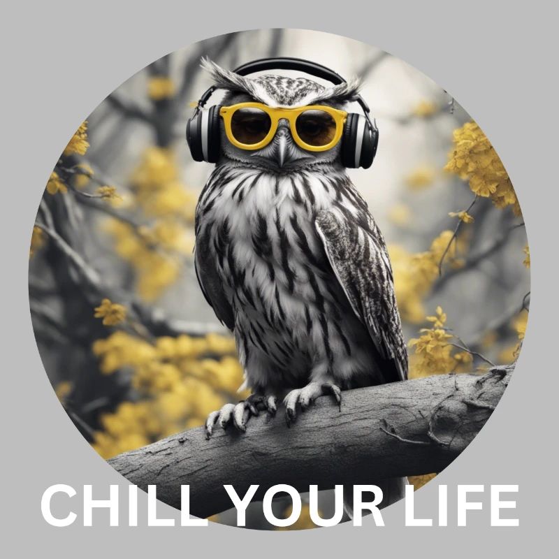 Coole Eule chillt