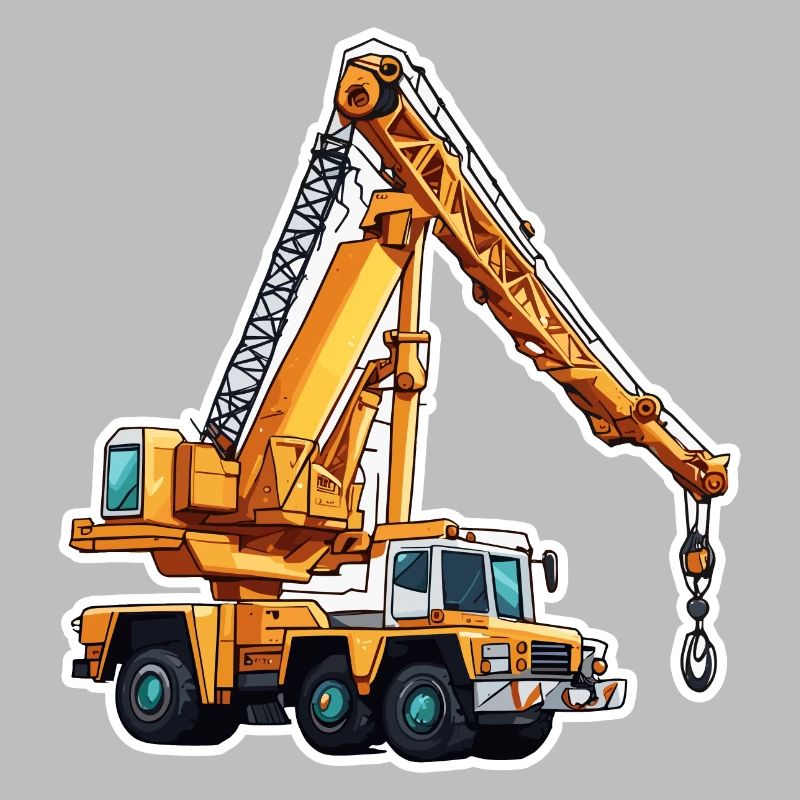 Kran / Baustelle / Seilwinde / Kransystem