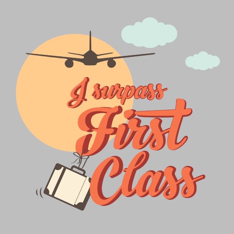 Ich übertreffe first class