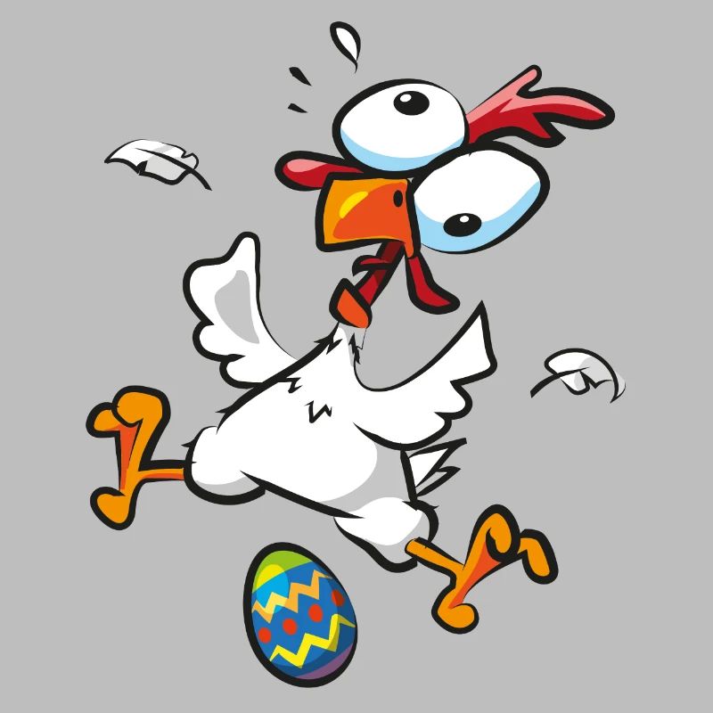 Easter Crazy Chicken Easter Egg Chickens