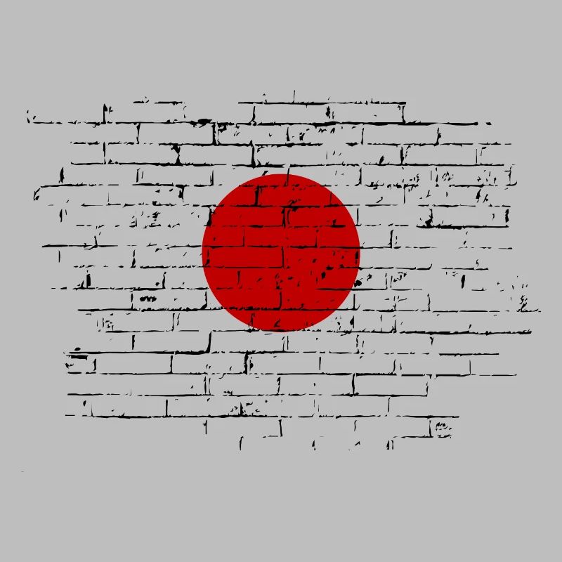 Drapeau du Japon utilisé Look Nihon Drapeau japonais