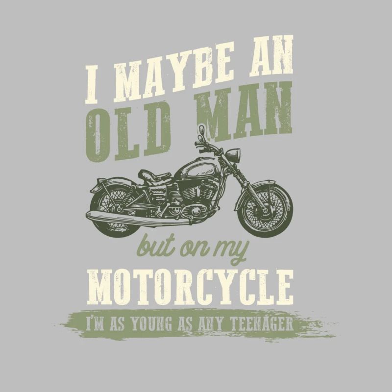 Motorcycle Old Man