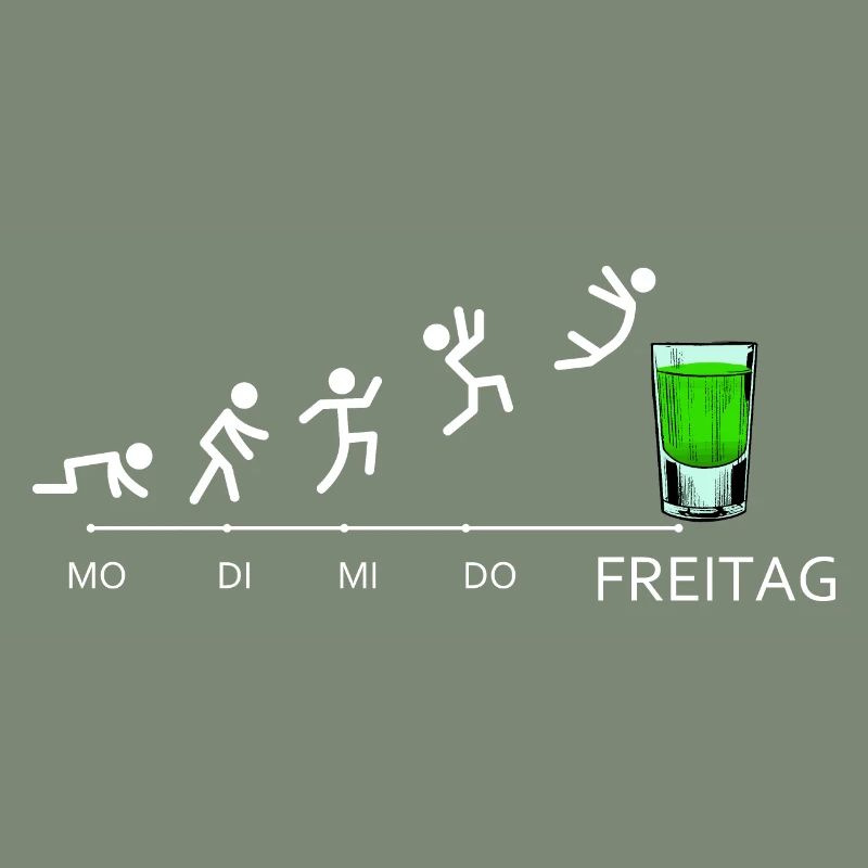 Pfeffi Evolution Pfefferminz Likör Saufen JGA