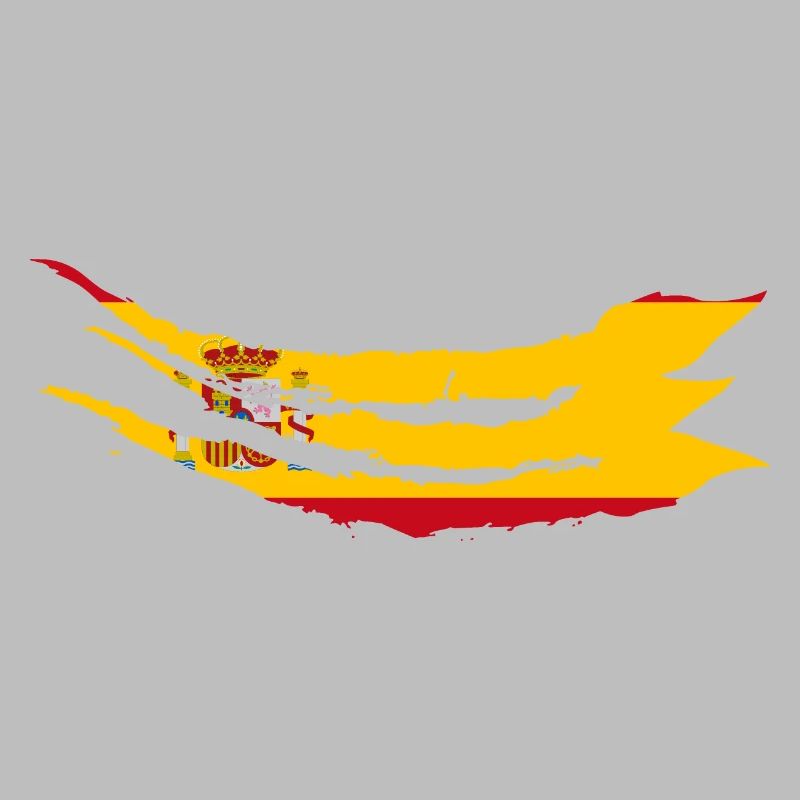 Le drapeau espagnol raye les griffes du drapeau espagnol