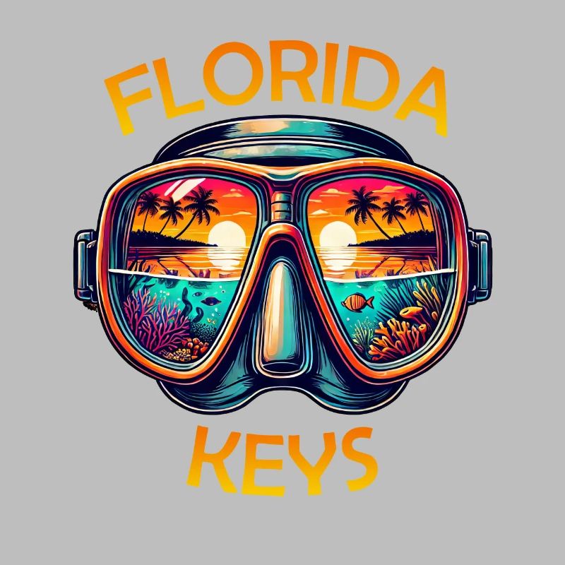Plage de plongée des Keys de Floride Coucher de soleil