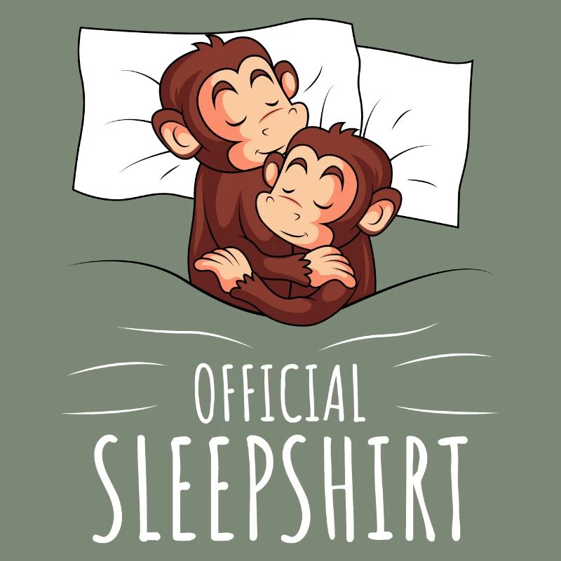 Monkey Sleeping Shirt Monkey Gift