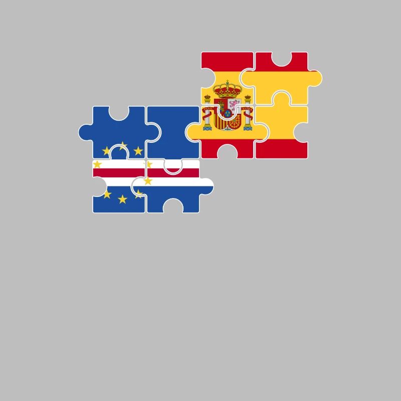Cap-Vert Espagne Drapeau Espagne Cap-Vert