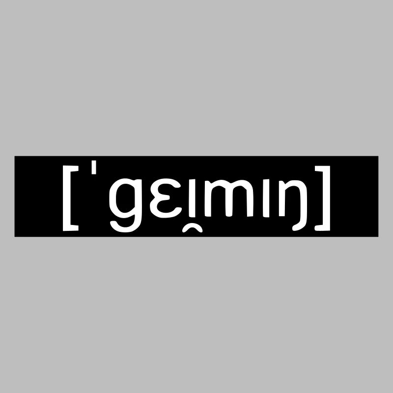 GAMING LAUTSCHRIFT / phonetic script - SIMPLE