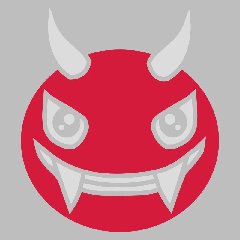Devil Monster Design Face