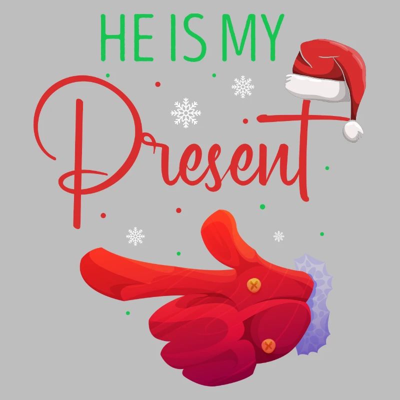 Il est mon mignon design de couples de Noël