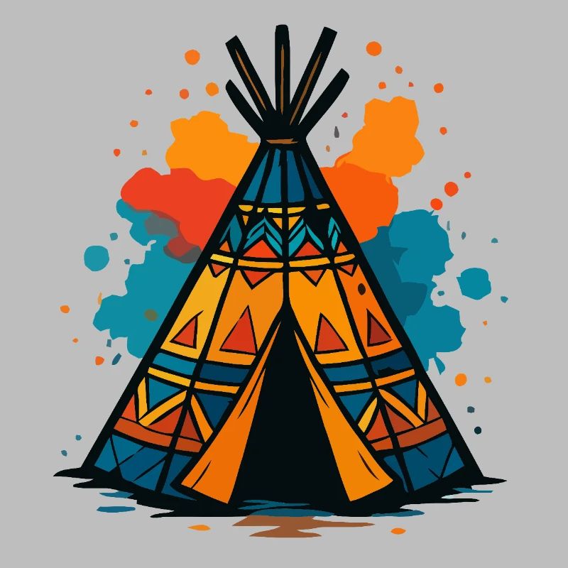 Tipi tribal Splash