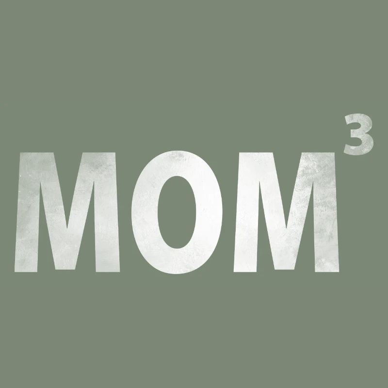 Mum hoch 3 - Mutter von 3 Kindern