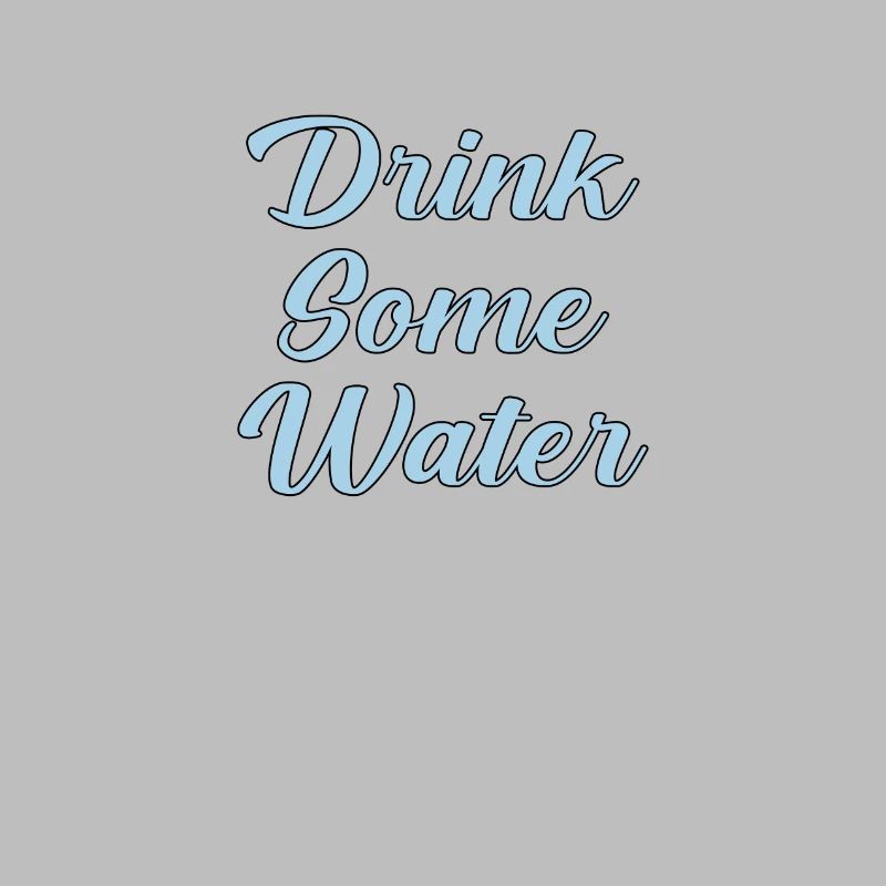 Buvez de l’eau scripte