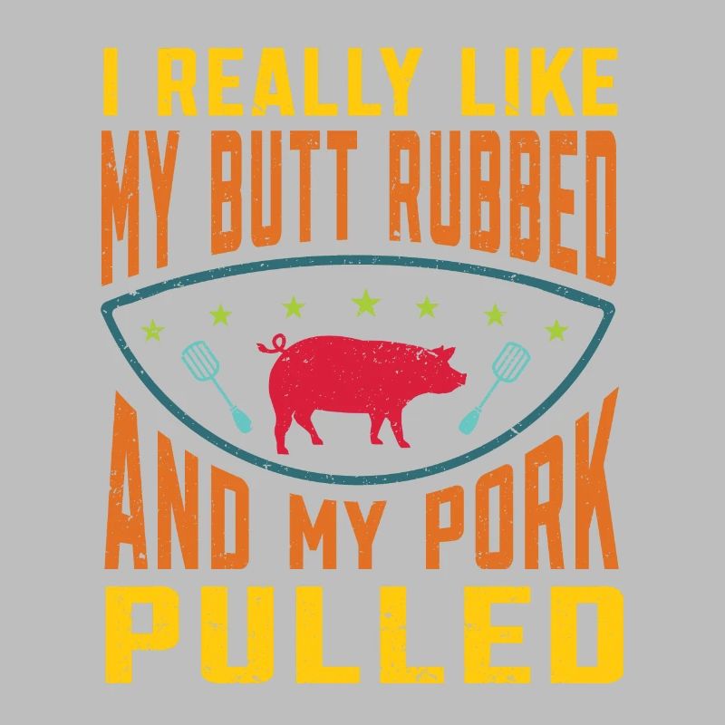 BBQ Pulled Pork Schwein Grill