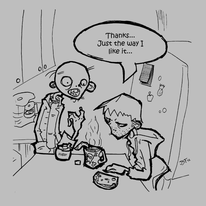 Necromania; Frühstück wird serviert