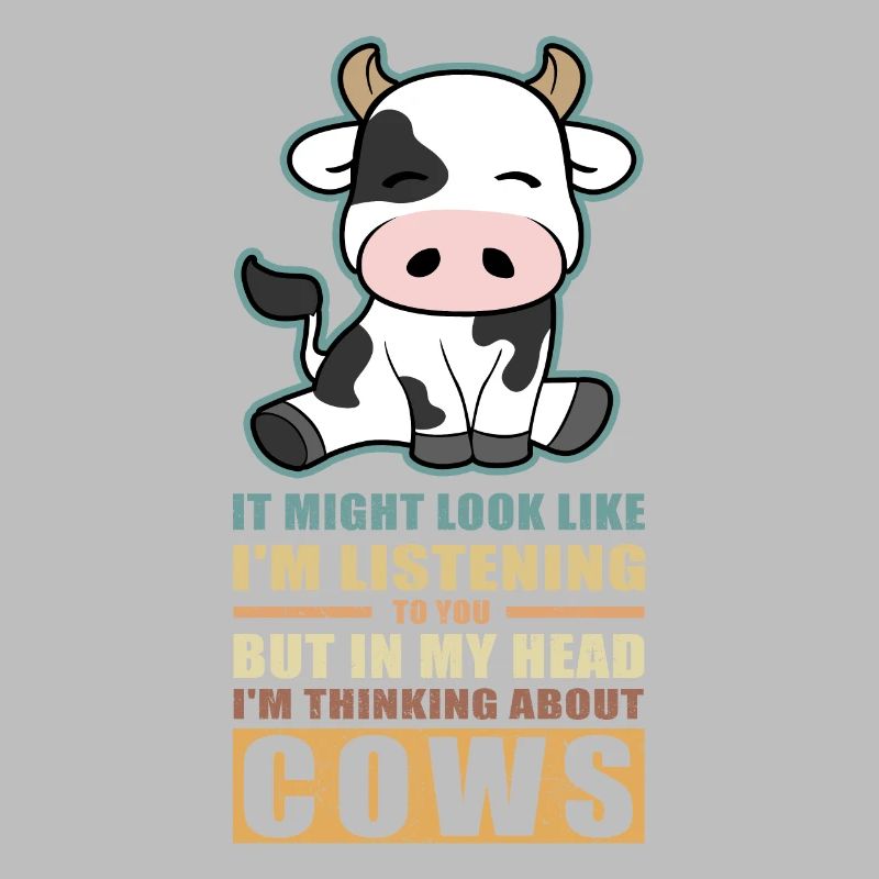 Cows cow | Cow pattern cattle cow lover gift