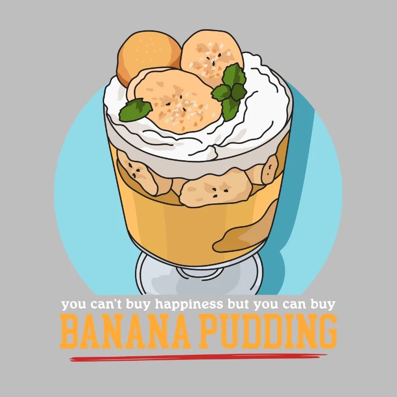 Bananenpudding Bananen-Pudding Geschenk