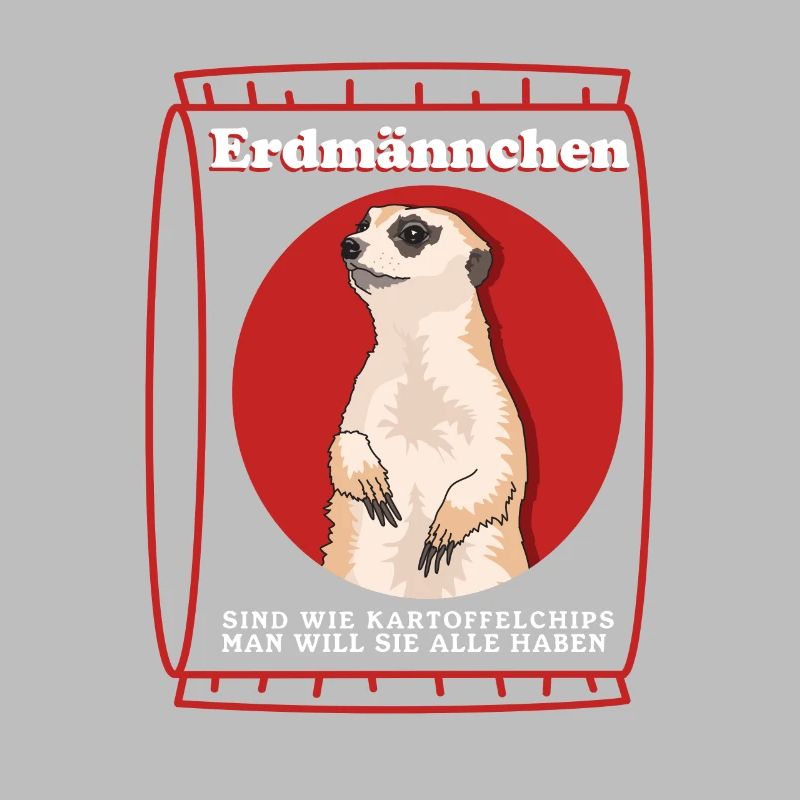 Erdmännchen sind wie Erdmännchen Geschenk