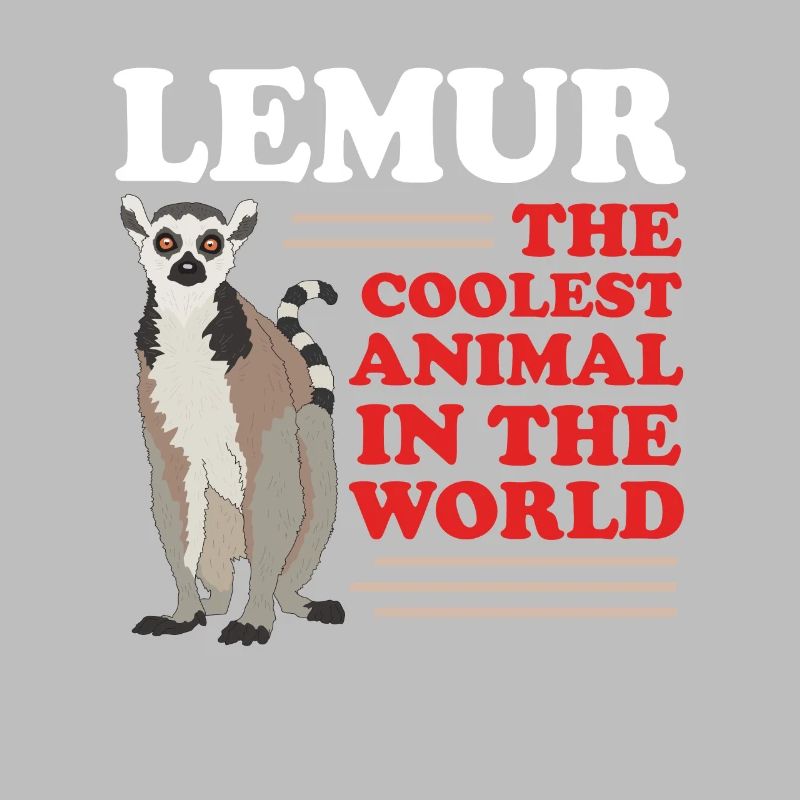 Lemur Katta Lemuren Ringelschwanz Lemure Geschenk