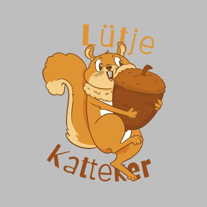 Lütje Katteker Plattdeutsch Eichhörnchen