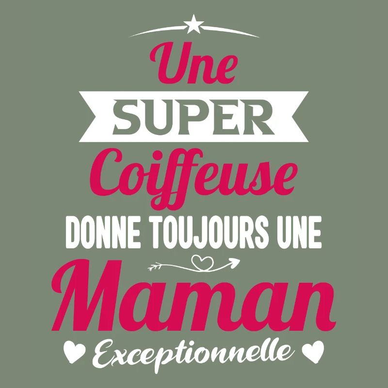 Coiffeuse cadeau drôle maman future coiffure