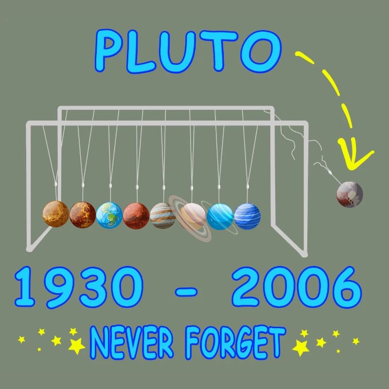 Never Forget Pluto Lustiges Planet Pluto