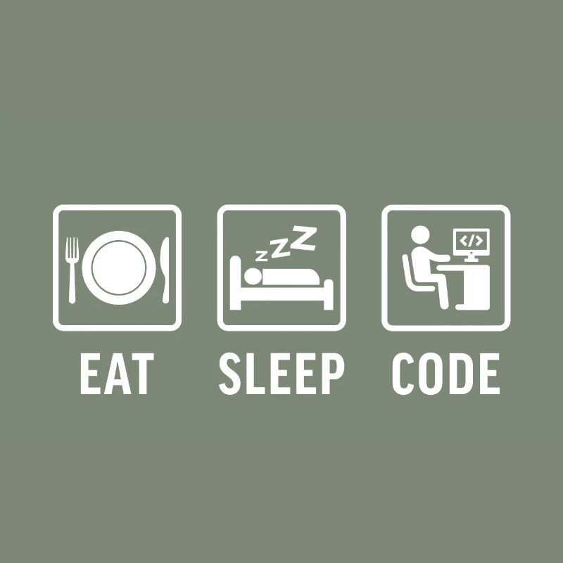 Eat sleep Code t-shirt programming