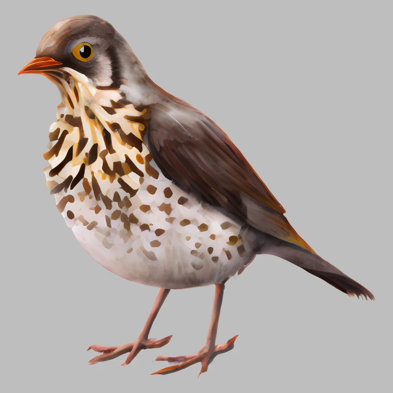 Grive oiseau