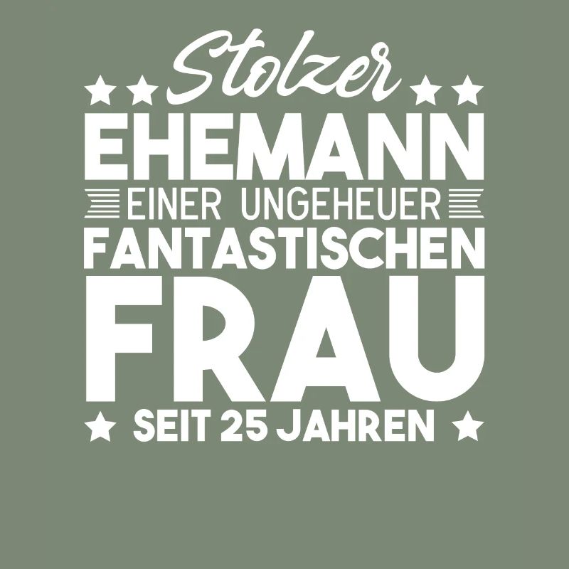 Ehepaar Ehemann Silberhochzeit Geschenk