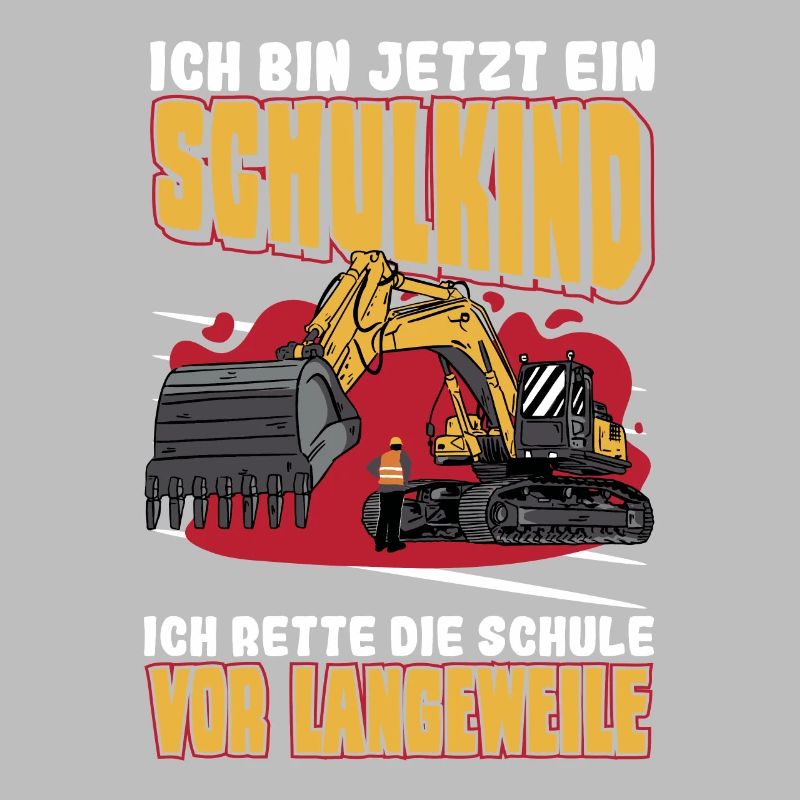 Bagger Schulbeginn Schulanfänger Schulkind