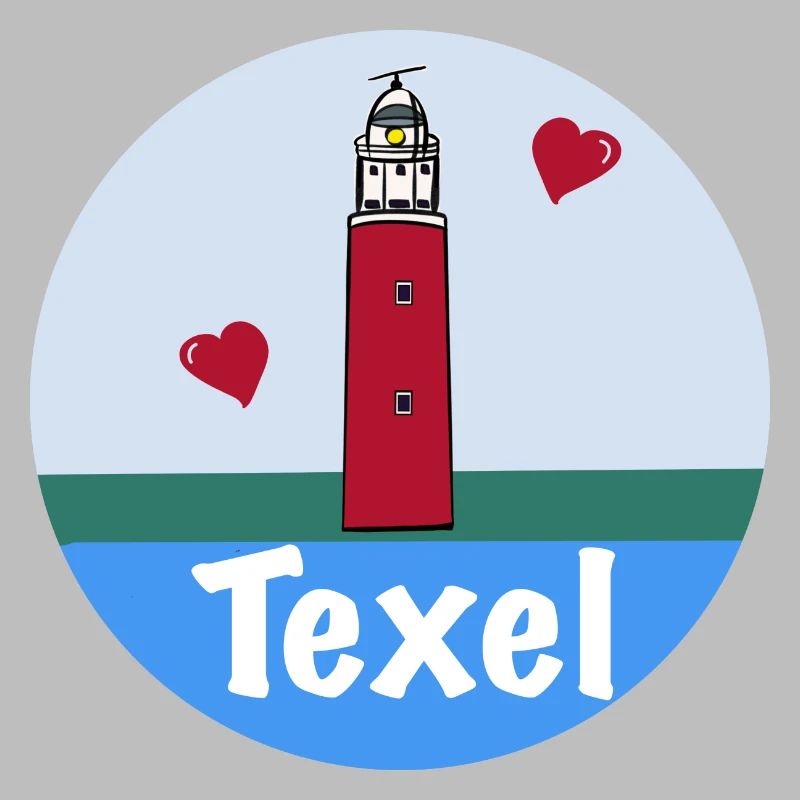 Leuchtturm Eierland Texel Liebe