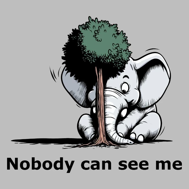 Éléphant caché