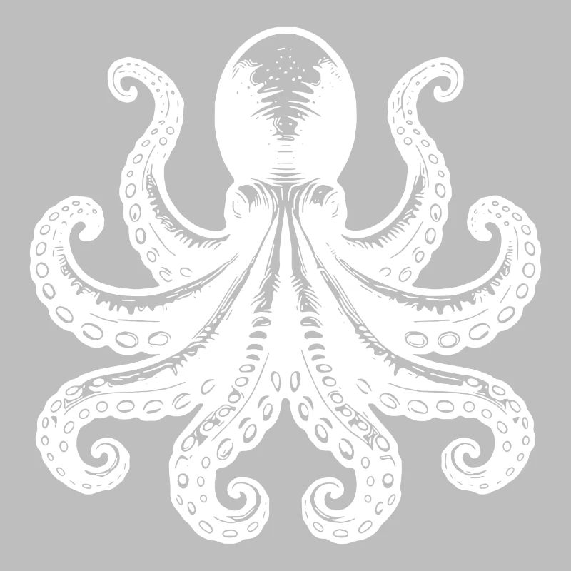 Grim Squid Octopus avec huit bras