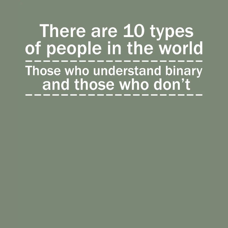 Programmer 10 types binary system