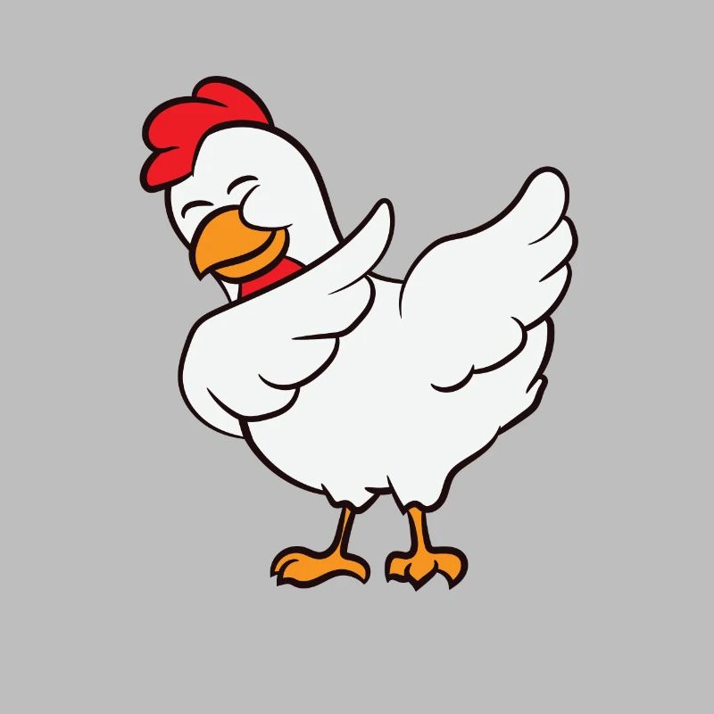 Poulet de dabbing enfants élevage de poulets Dabbing Farmer