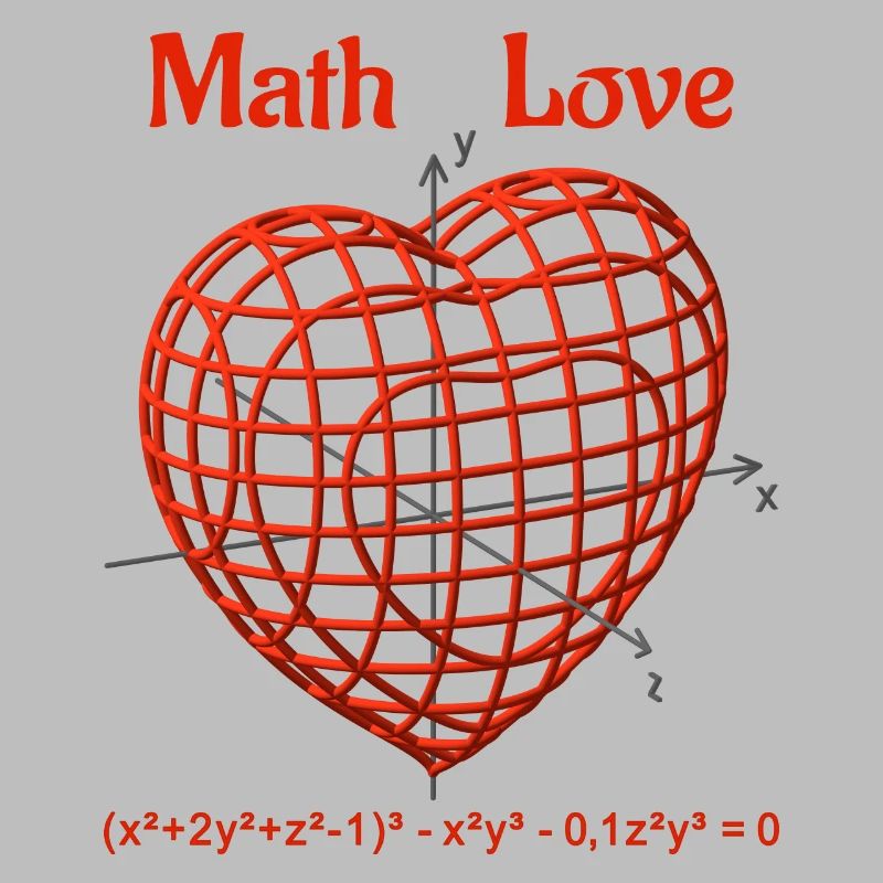 Herzfunktion 3D - Math Love