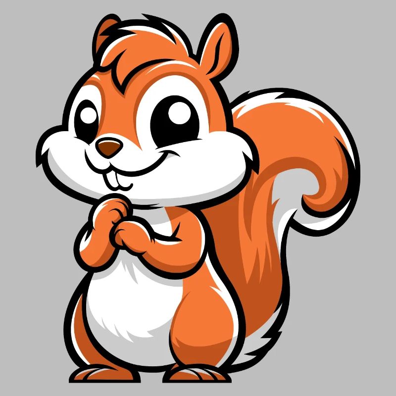 Freches kleines Eichhörnchen