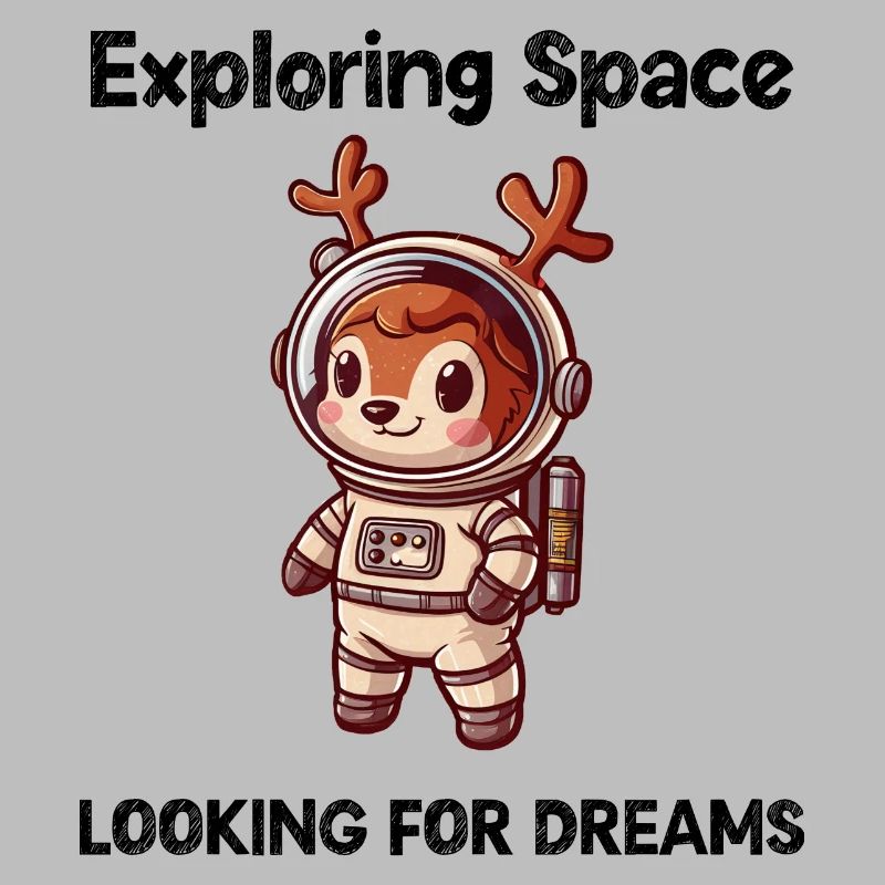 Deer Looking For Dreams Outer Space