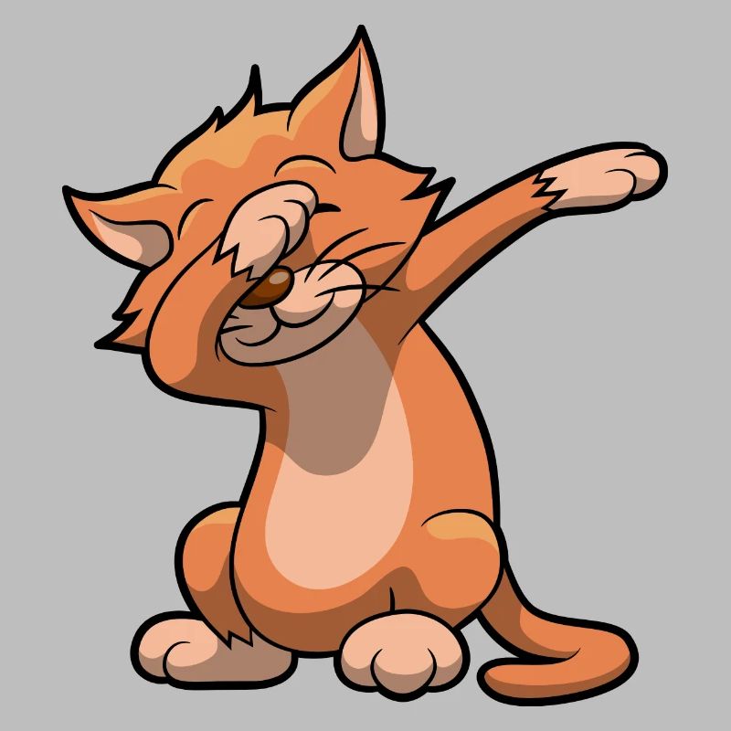 danse dab Chat drôle de cadeau d'anniversaire