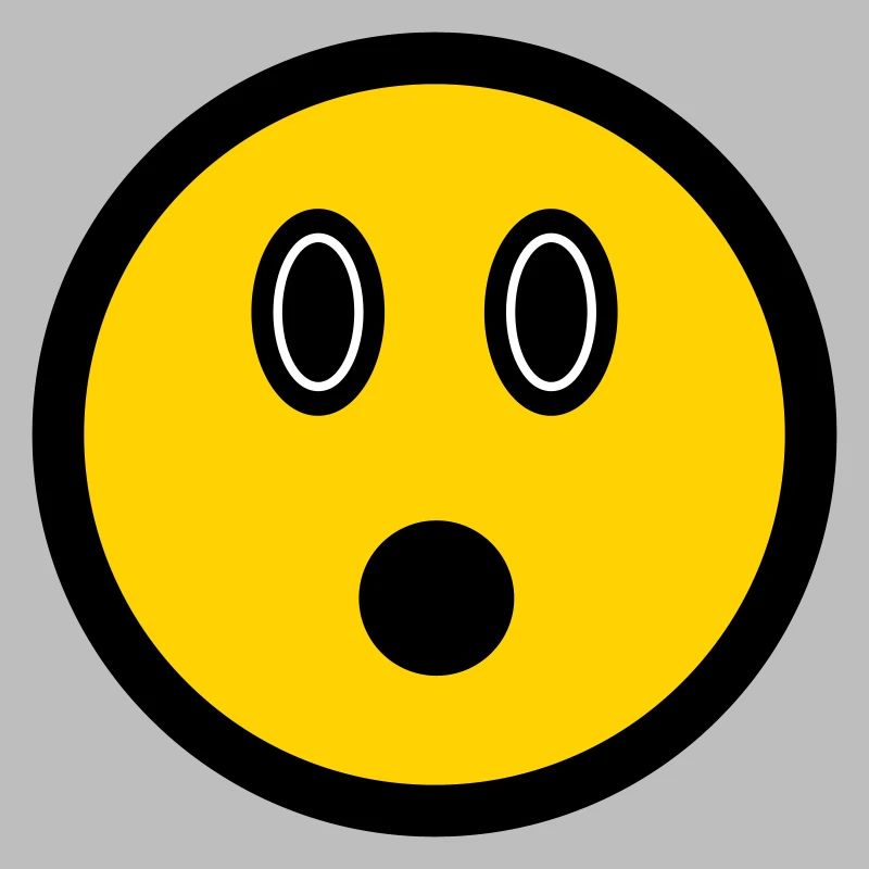 Émoticône perplexe - Symbole d’image - Stroke Face