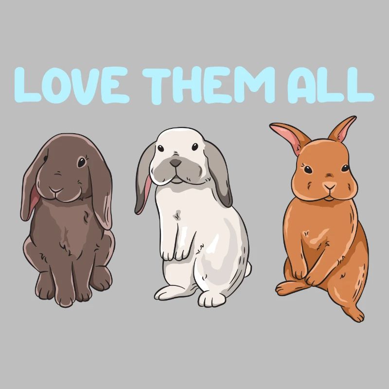 Conception de lapin mignon pour les propriétaires de lapins